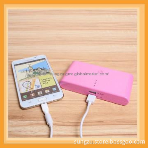 Sweets color appearance power bank charger